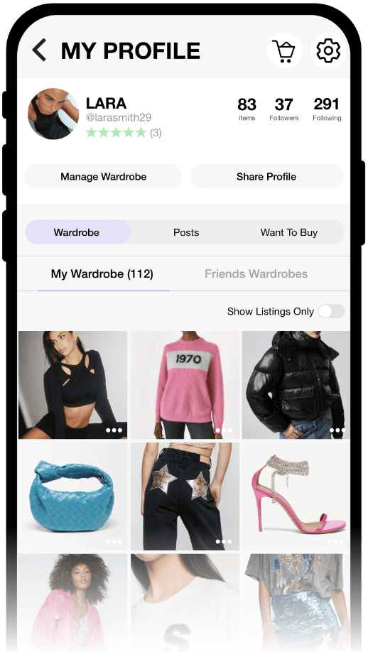 Transfer customers’ purchases to a digital wardrobe